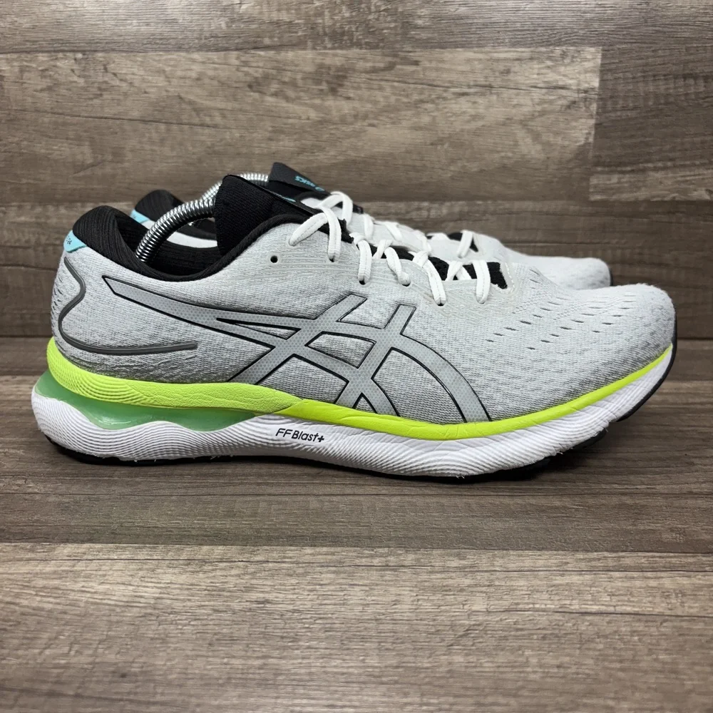 Asics Gel-Nimbus 24 Gray Mens US Size 12 EUR 46.5 1011B359 Running Shoes